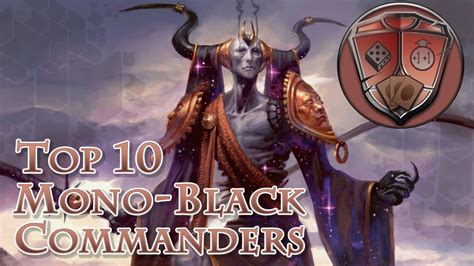 Rarity (main - side) 8 - 0 Mythic Rares. . Mono black commanders